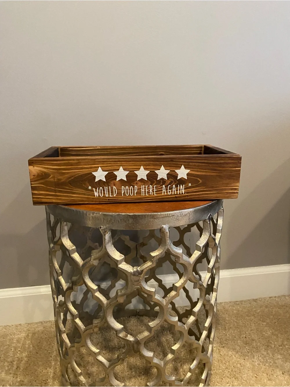 Double Sided Bathroom Tray